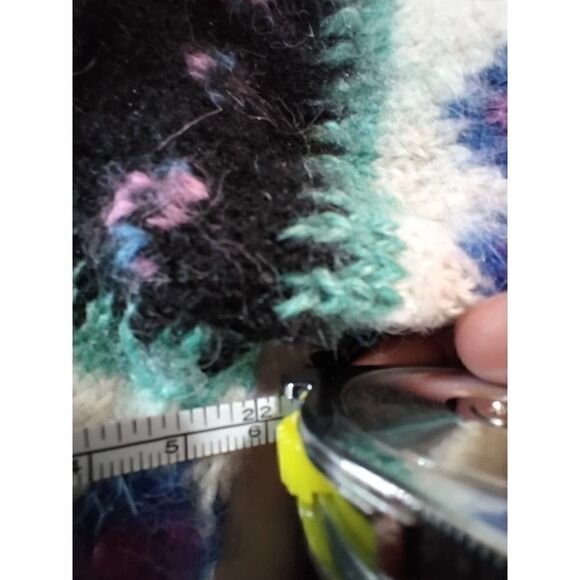 MENS LARGE VINTAGE SWEATER WOOL SKI APRES UNIQUE SKI CULTURE - Picture 4 of 5